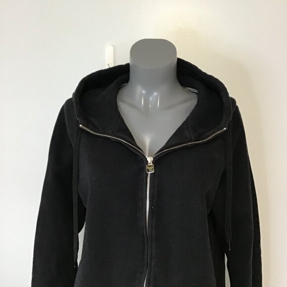 TNA Full Zip Boyfriend Hooded Jacket Black Size XL - Picture 2 of 14